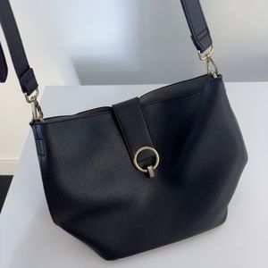 Black Leather Handbag
